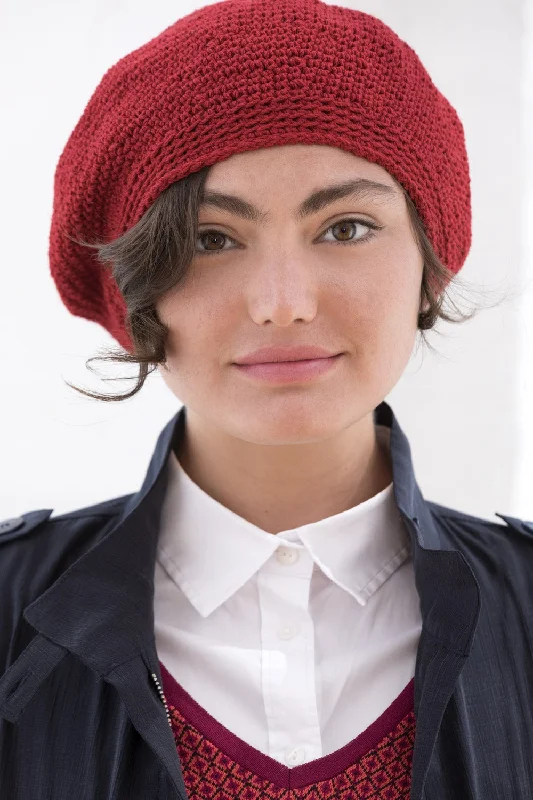 beanies for long snow days-  St. Germain Beret (Crochet)