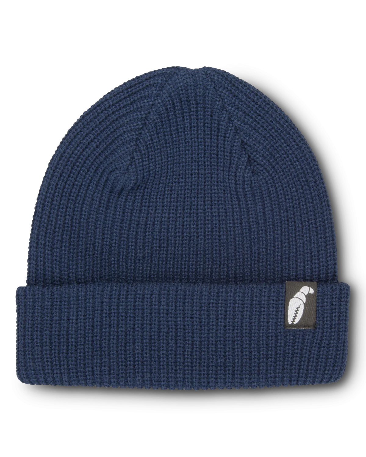 fashion beanies-  Crab Grab Label Beanie - Navy