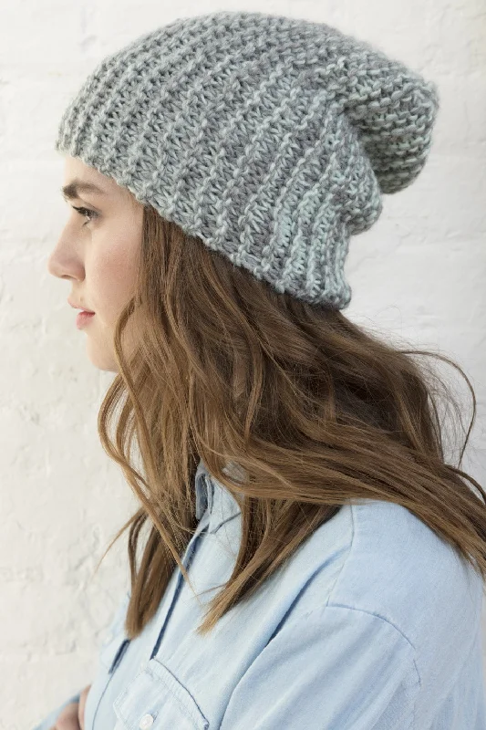 beanies for quick outdoor trips-  Modern Garter Hat (Knit)