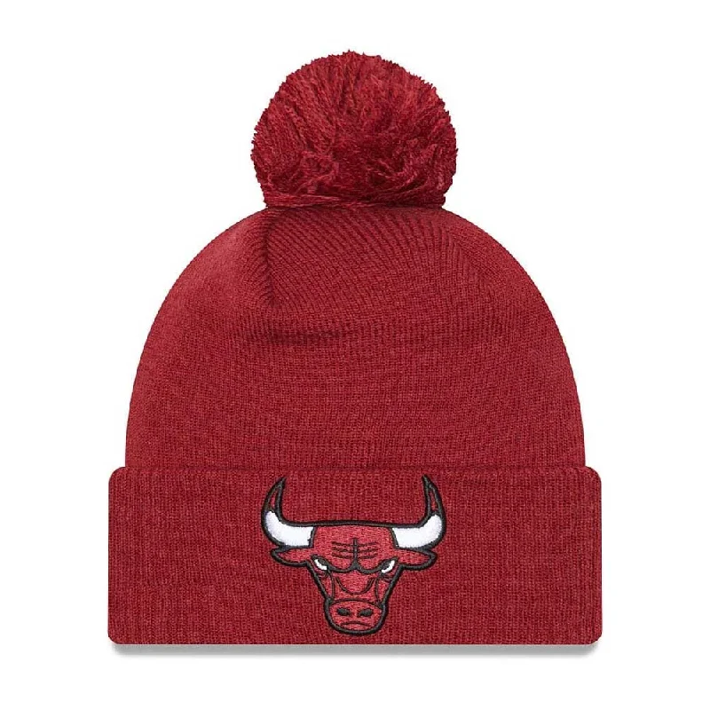 beanies with playful pompom-  Chicago Bulls 2022-23 City Edition Alternate Pom Knit Hat