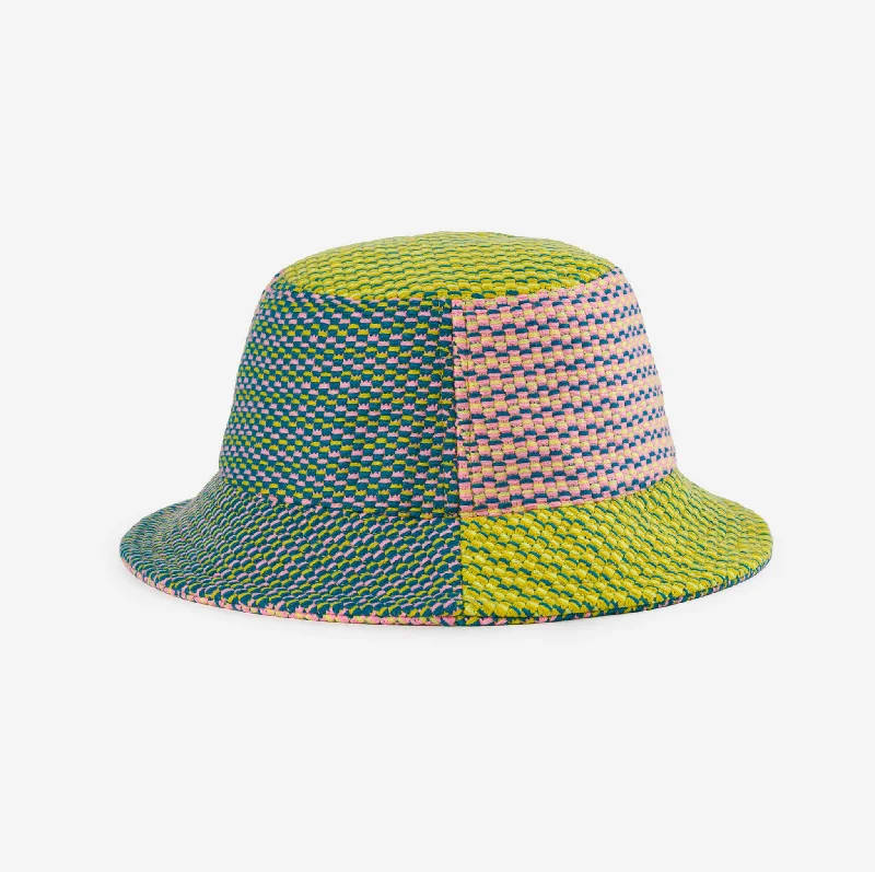 Bucket hats with cool colorways for a fresh look-Dashes Knit Bucket Hat