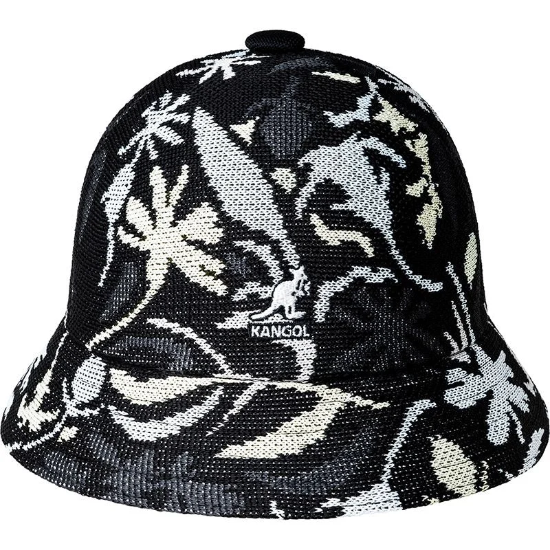 Bucket hats for keeping cool under the sun-Kangol Tropic Street Floral Jacquard Casual Bucket Hat