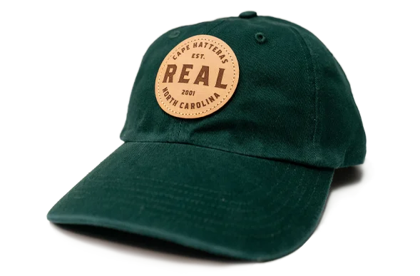 cute beanies-  REAL Circle Patch Hat-Dark Green