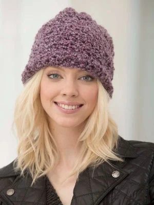 beanies with thermal knit-  Einstein Hat (Crochet) - Version 3