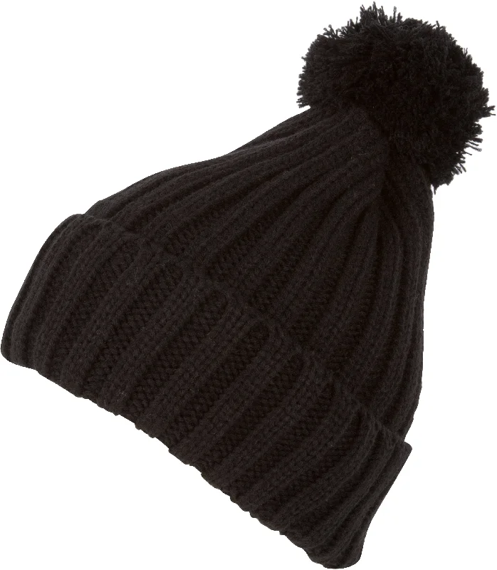 beanies for quick outdoor trips-  Sakkas Makena Unisex Pom Pom Solid Color Winter Beanie Cap