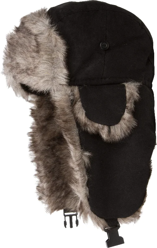 beanies for fashionable looks in winter-  Sakkas Morgan Unisex Faux Fur Trooper Hat