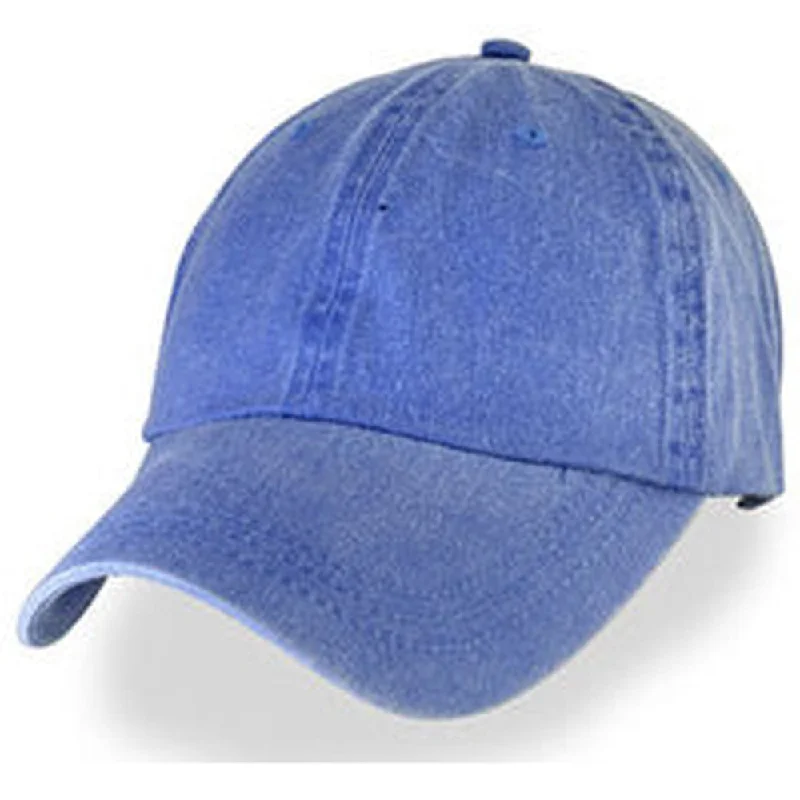 Baseball caps for fishing-Ocean Blue Weathered - Unstructured Baseball Cap