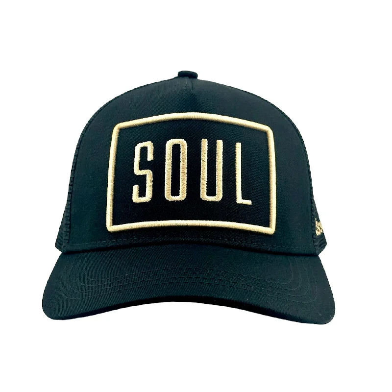 beanies for jogging-  Soul Trucker - Black