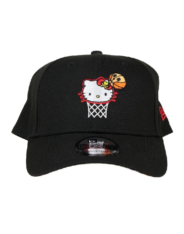 beanies with fluffy pompom-  New Era tokidoki x Hello Kitty Hello Hoops Snapback