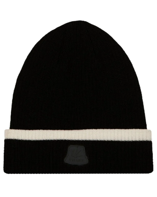 women's trendy wool hats for winter chic-Tilley The Hydrowool Rib Beanie