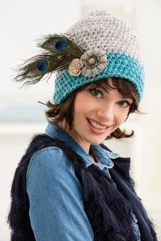 beanies for stylish winter-  Lady Vanessa Hat (Crochet)