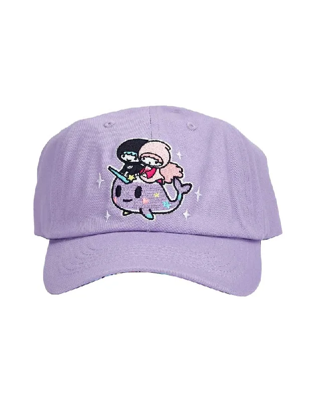 beanies with cool textures-  tokidoki x Hello Kitty and Friends Star Whale Dad Hat