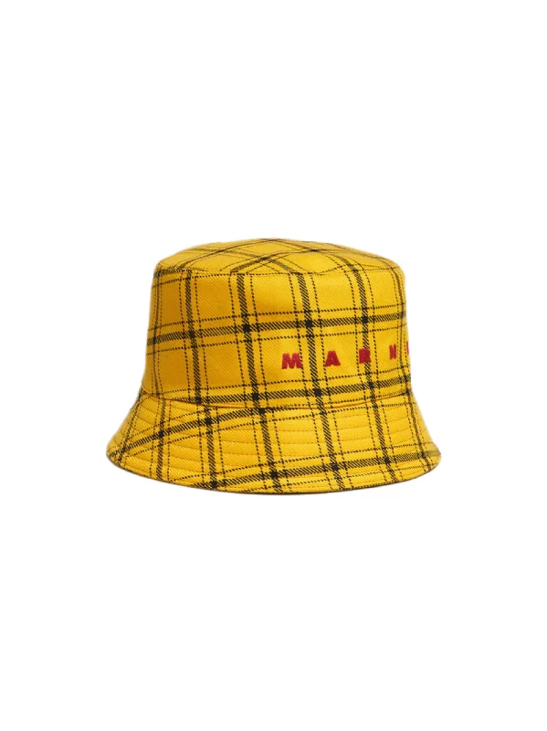 Bucket hats for versatile, functional style-Marni Bucket Hat With Embroidered Logo