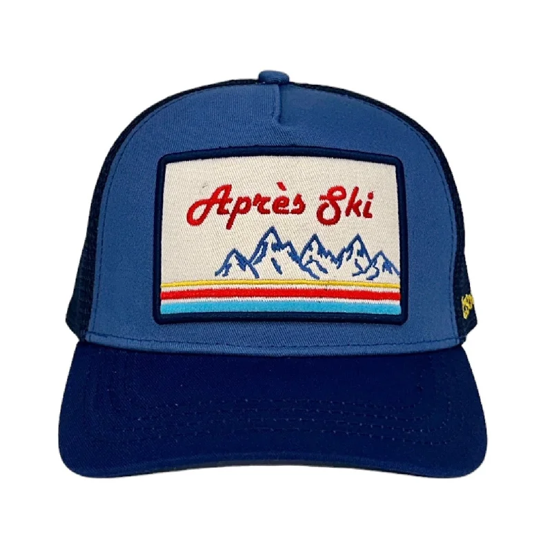 beanies with luxurious material-  Après Ski Trucker - Blue