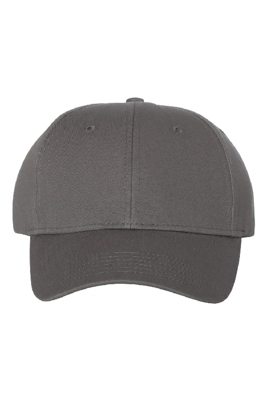 Men's hats for warm-weather beach style-mens hats sleek and trendy-Valucap Mens Chino Adjustable Hat - Charcoal Grey