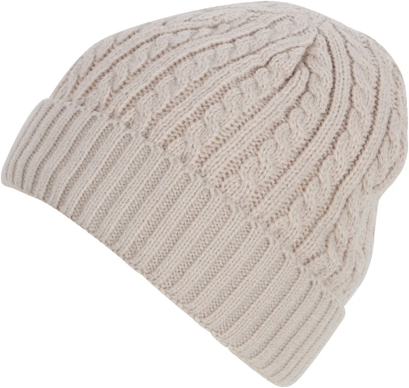 beanies with thermal knit-  Sakkas Cable Knitted Solid Color Fashion Winter Beanie / Cap / Hat