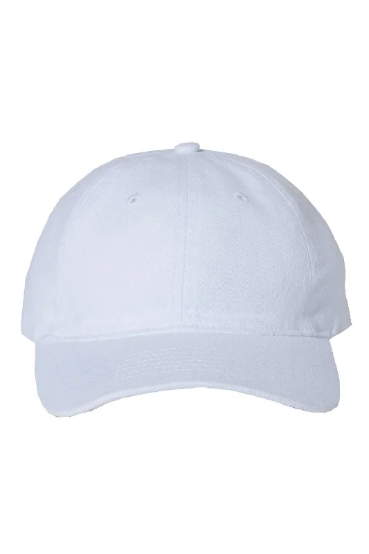 Men's hats for stylish and sporty looks-mens hats with sporty appeal-Sportsman Mens Heavy Brushed Twill Adjustable Hat - White