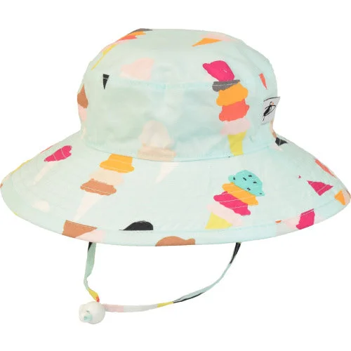 beanies with logos-  Child Sun Protection Wide Brim Sunbaby Hat  Sale Age 3 to 12 Months