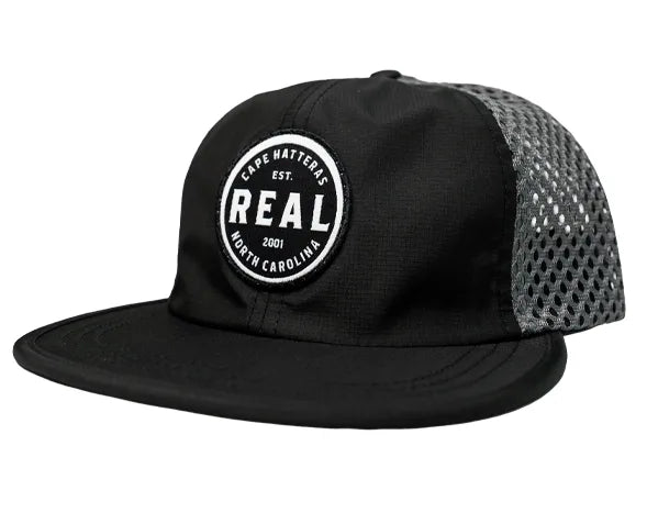 beanies for windy weather-  REAL Coaches Hat-Black/Charcoal