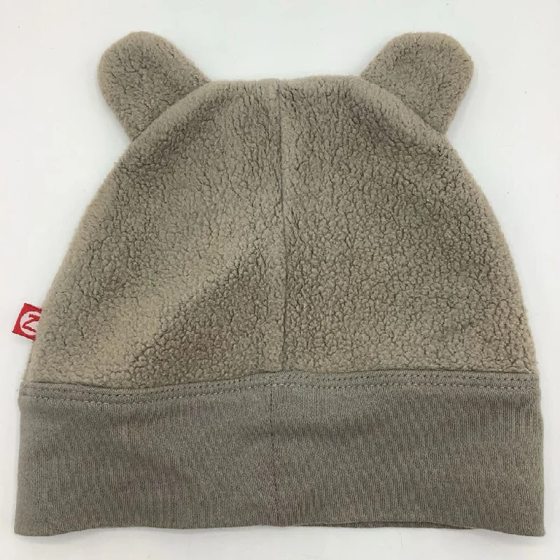 beanies for the perfect fit-  Size 18m: Zutano Grey Hat W/Ears