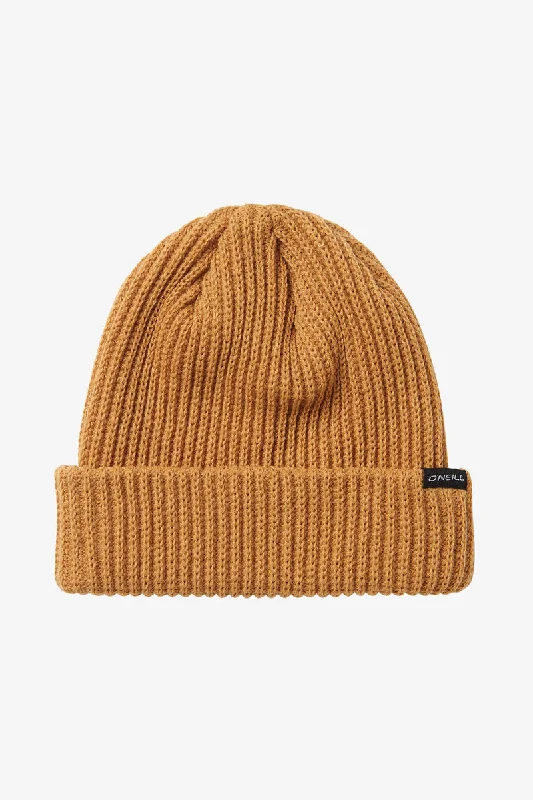 beanies for men with pompom-  O'Neill Market Beanie-Golden-OS