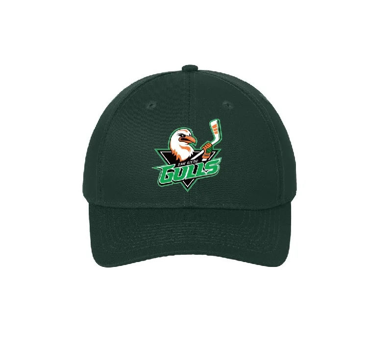 hand-knitted beanies-  San Diego Gulls St. Patrick's Day Hunter Green Hat