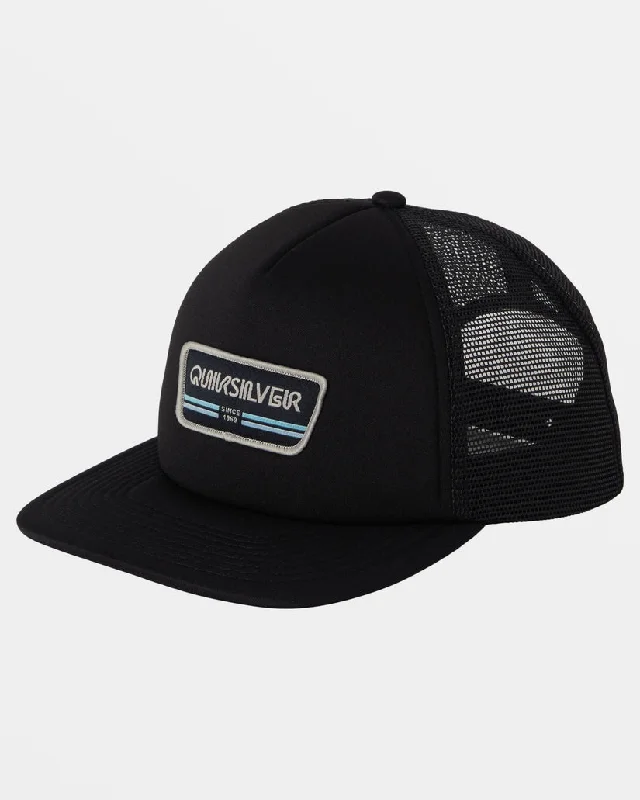 beanies for weekend getaways-  Quiksilver Slab Drifter Hat-Black