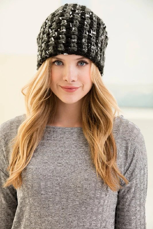 beanies with simple designs-  Lake Shore Drive Hat (Crochet)