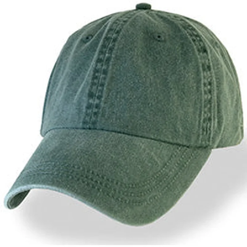 Baseball caps for running races-Green Weathered - Unstructured Baseball Cap