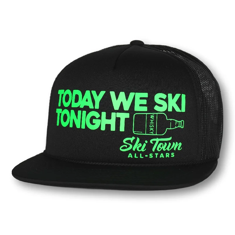 BLACK W/ NEON GREEN LOGO