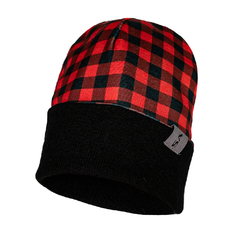 beanies for long snow days-  Reversible Beanie | Lumberjack Red PreOrder