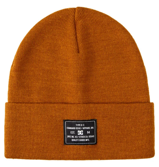 beanies for heavy snow-  DC Label Beanie - Cathay Spice