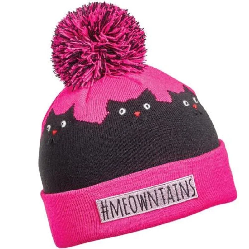 beanies for long wear-  Turtle Fur Kids #Meowntains Hat