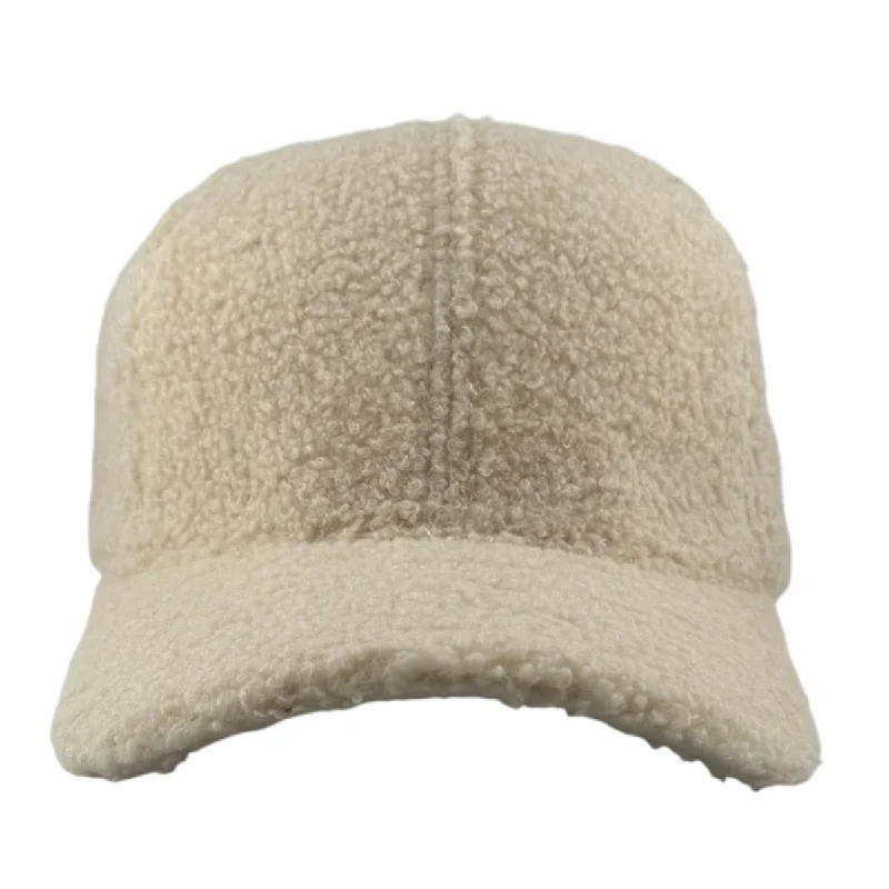 beanies with different colors-  Teddy Trucker - Cream