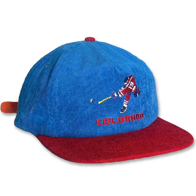 beanies for hiking in cold weather-  Tecmo Colorado Sakic 8 Bit - Hat