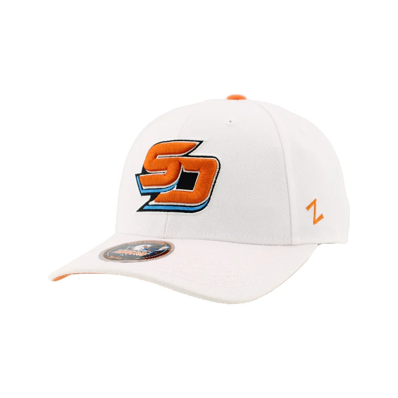 beanies for warmth-  San Diego Gulls White Competitor SD Snapback Hat