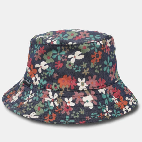 Bucket hats with unique textures for added appeal-Women's Flower Bucket Hat BT090