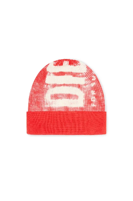 beanies for fashionable urban looks-  Diesel K-Atullus-Cap Red