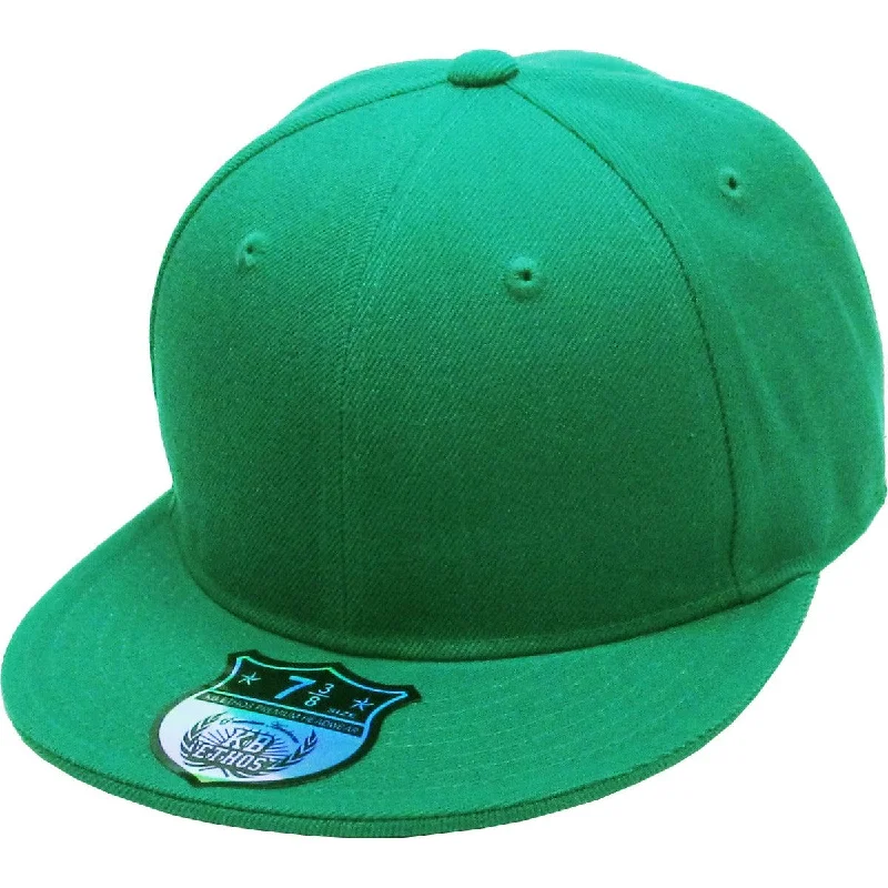 Baseball caps for outdoor leisure-Kelly Green - Structured and Fitted Baseball Cap