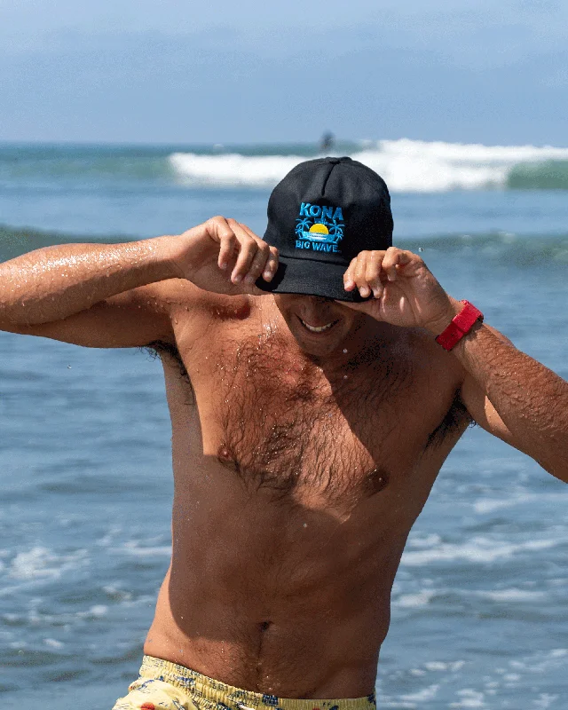 Men's hats for country style-mens hats for cold evenings-Kona x Jack's "Liquid Aloha" Snapback Hat