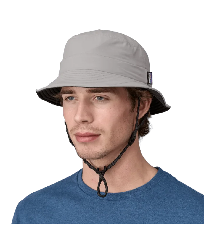 beanies for long walks in winter-  Patagonia Surf Brimmer Hat-Salt Grey