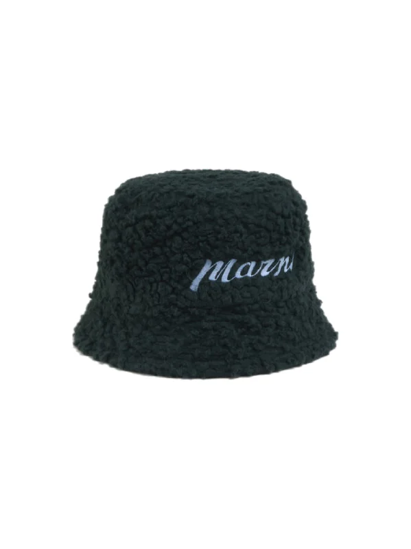 Bucket hats for beach-ready fashion looks-Marni Twist Teddy Capelli Bucket Hat