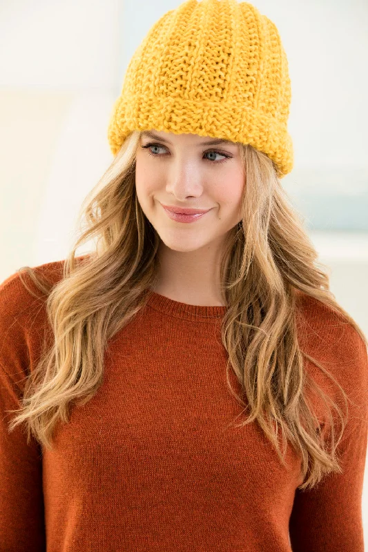 beanies with fur pompom-  Sunnyside Hat (Knit)