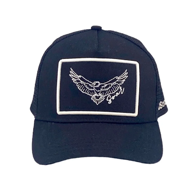 beanies for fashion accessories-  Soar Trucker - Black