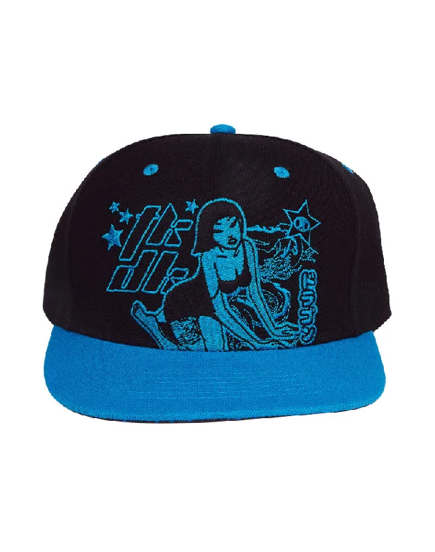 beanies for snowy mountain hikes-  Blue Dragon Star Snapback