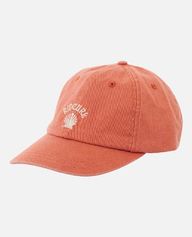 beanies for layering-  Rip Curl Mixed 6 Panel Hat-Rust