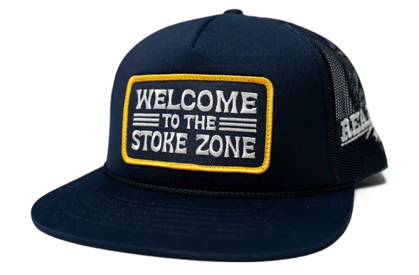 beanies with stylish designs-  REAL Stoke Zone Hat-Navy