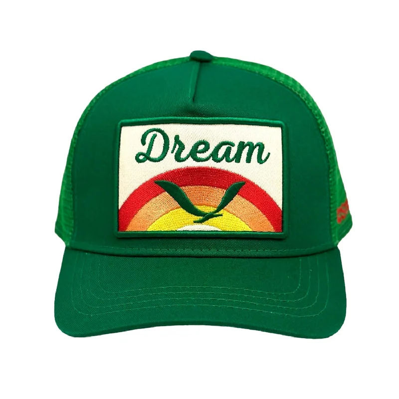 beanies for working out in winter-  Dream Trucker - Green