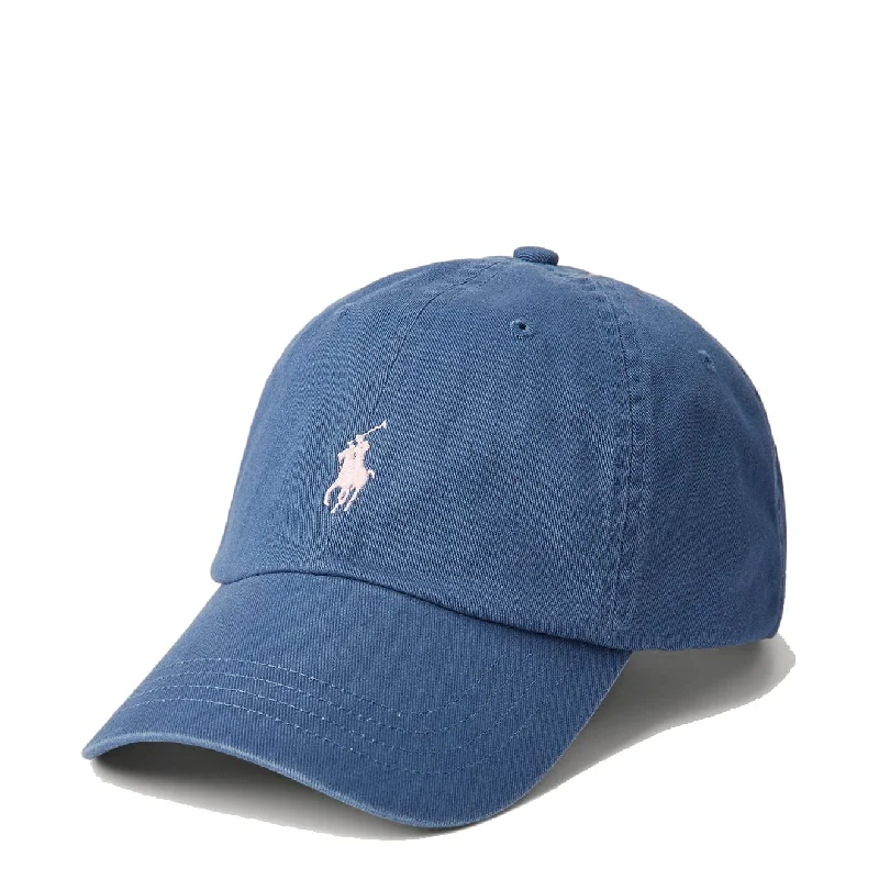 Baseball caps with bold patterns-Polo Ralph Lauren Cotton Chino Baseball Cap Old Royal