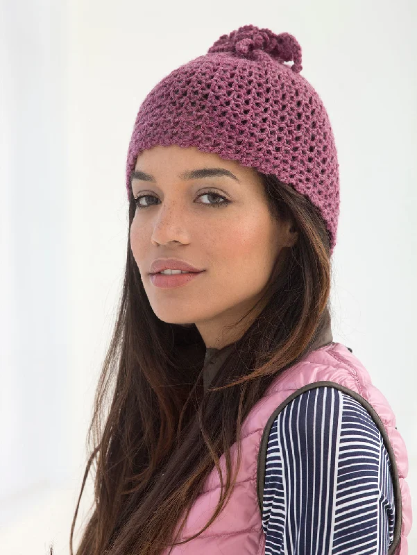 beanies for women-  Easy Loopy Hat (Crochet)